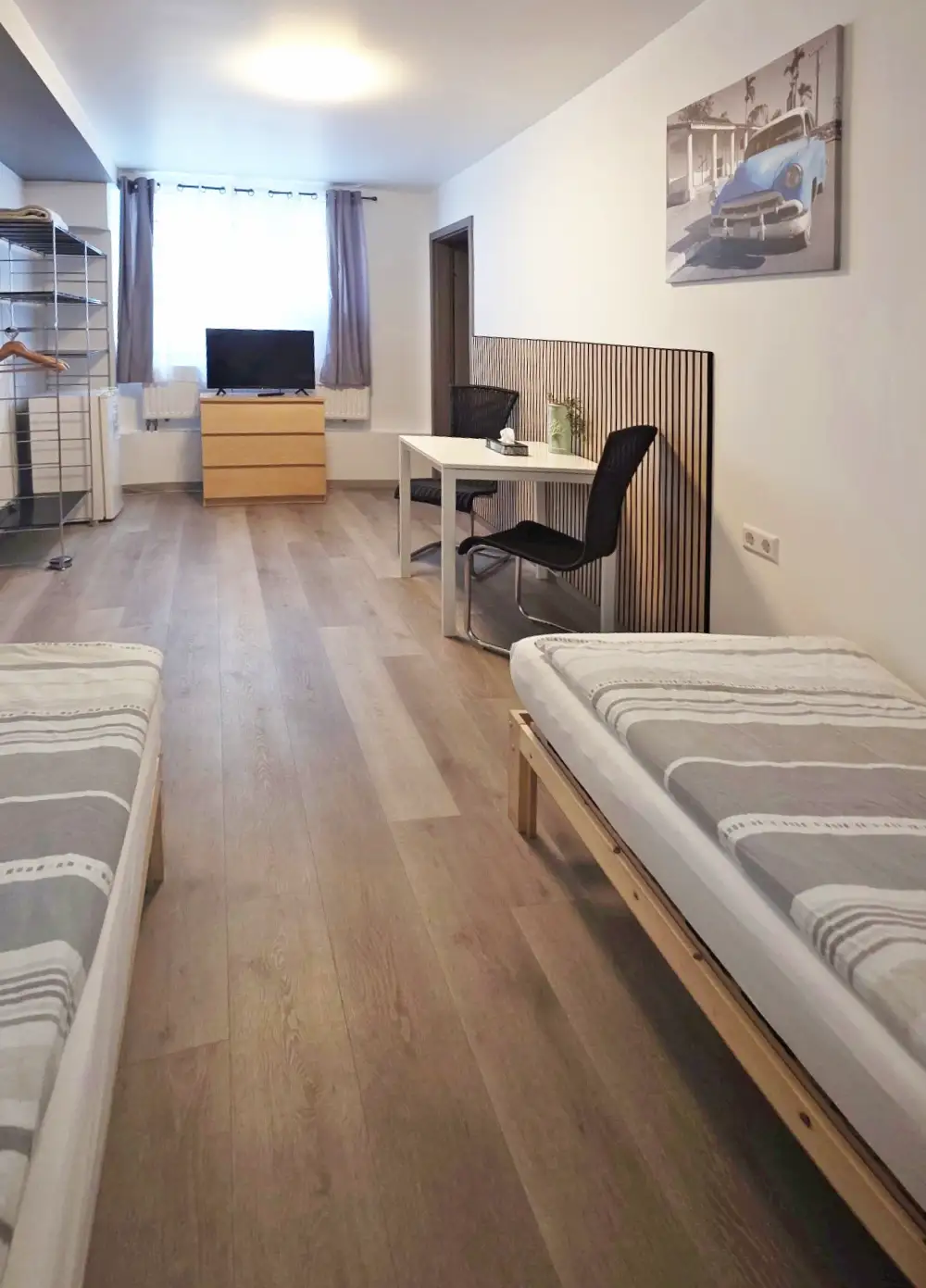 Monteurzimmer Einzelbetten Ausstattung